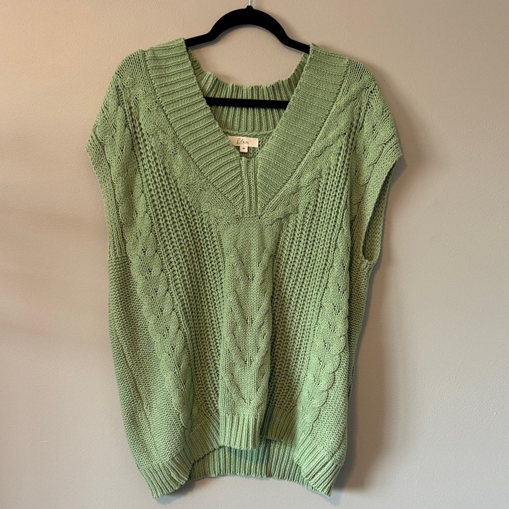 Elan Green Sweater Vest
